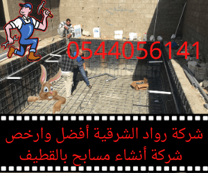 شركة إنشاء مسابح بالقطيف